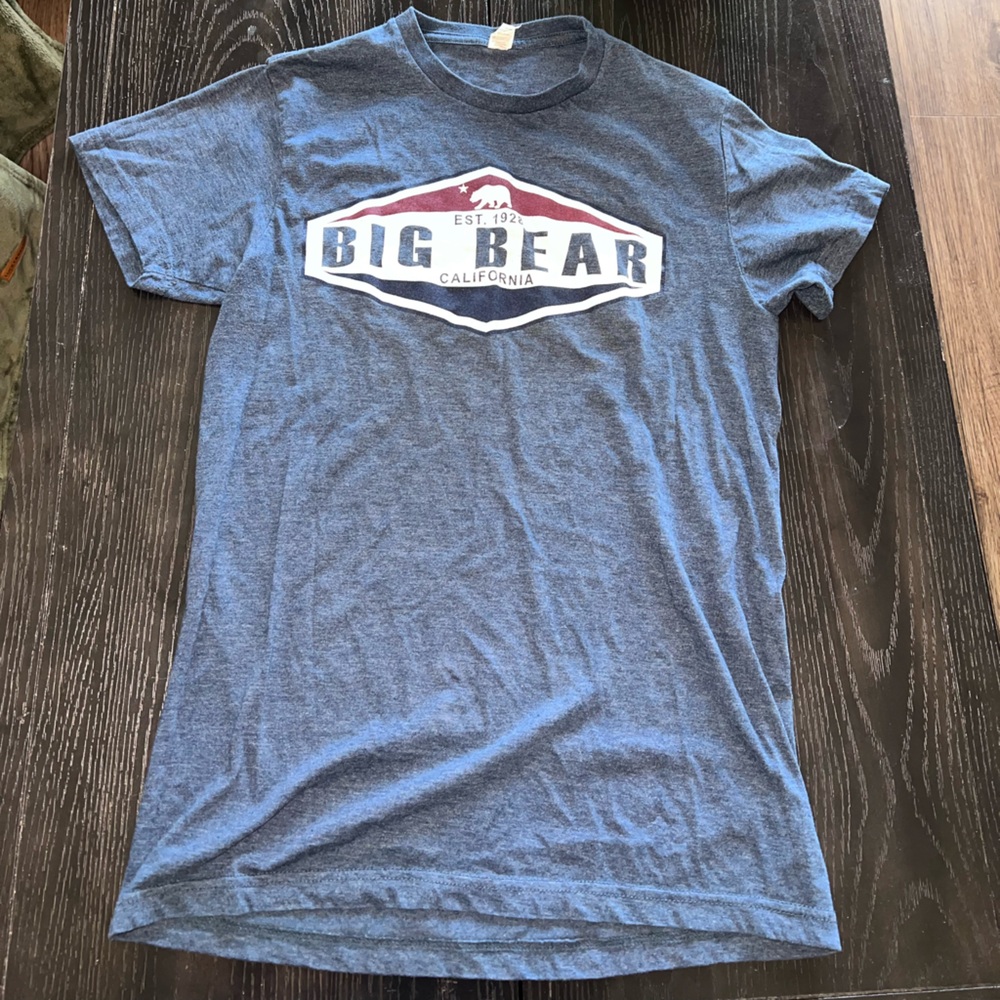 Gildan Blue Big Bear Graphic Tee
